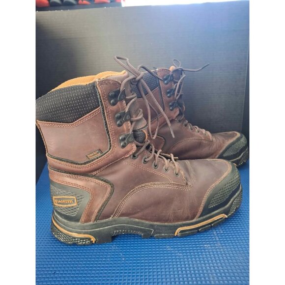 LaCrosse Mens Leather Insulated Work Boots Size 11M Brown Thinsulate 600g - Picture 5 of 8